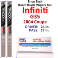 thumbnail image 1 of 2004 Infiniti G35 Beam Blade Wipers (Set of 2), 1 of 3