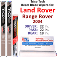 thumbnail image 1 of 2004 Land Rover Range Rover Beam Blade Wipers (Set of 3) w/Rear Wiper, 1 of 3