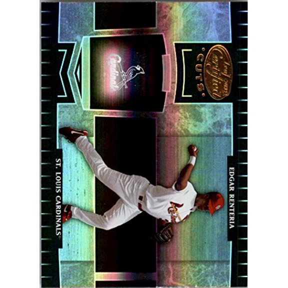 2004 Leaf Certified Cuts #181 Edgar Renteria MLB Baseball Trading Card