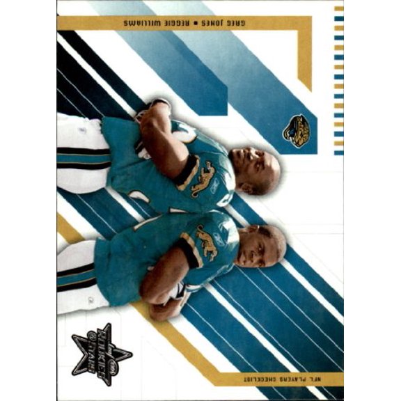 2004 Leaf Rookies and Stars #100 Greg Jones CL Reggie Williams NFL Football Trading Card