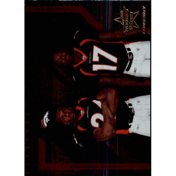 2004 Leaf Rookies and Stars Longevity #98 Darius Watts CL Tatum Bell NFL Football Trading Card