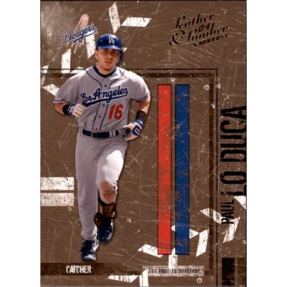 2004 Leather and Lumber #73 Paul Lo Duca MLB Baseball Trading Card