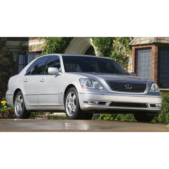 2004 Lexus LS US Car - 12x18 Inch Laminated Poster - Stunning Detail and Bold Colors