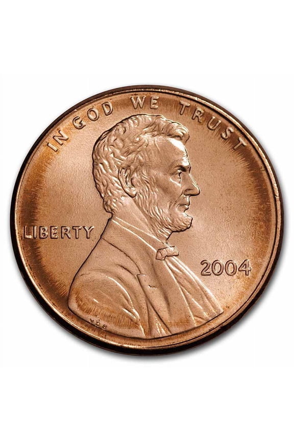 2004 Lincoln Cent BU (Red)
