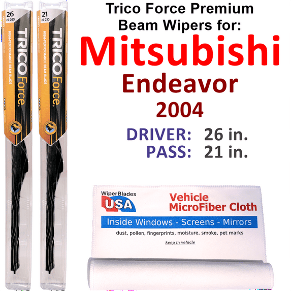2004 Mitsubishi Endeavor Performance Beam Wipers (Set of 2)