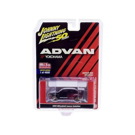 Johnny Lightning 50th 2004 Mitsubishi Lancer Evolution Advan Yokohama 1/64