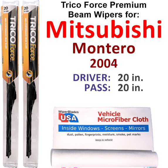 2004 Mitsubishi Montero Performance Beam Wipers (Set of 2)