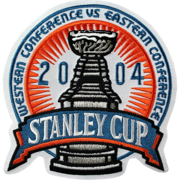 2004 NHL Stanley Cup Jersey Patch Tampa Bay Lightning vs. Calgary Flames