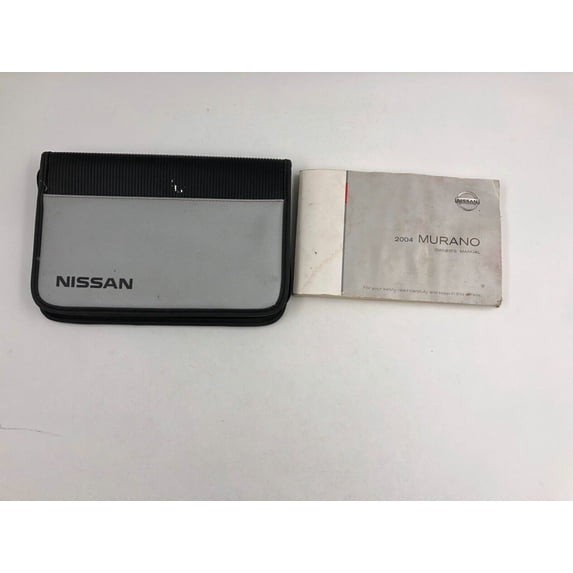 2004 Nissan Murano Owners Manual Handbook Set With Case OEM F03B11016