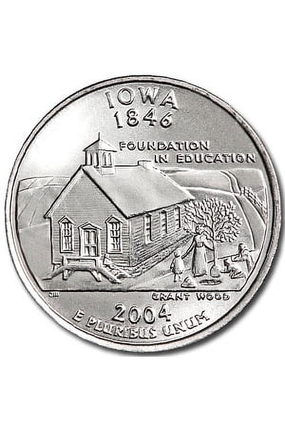 2004-P Iowa State Quarter BU
