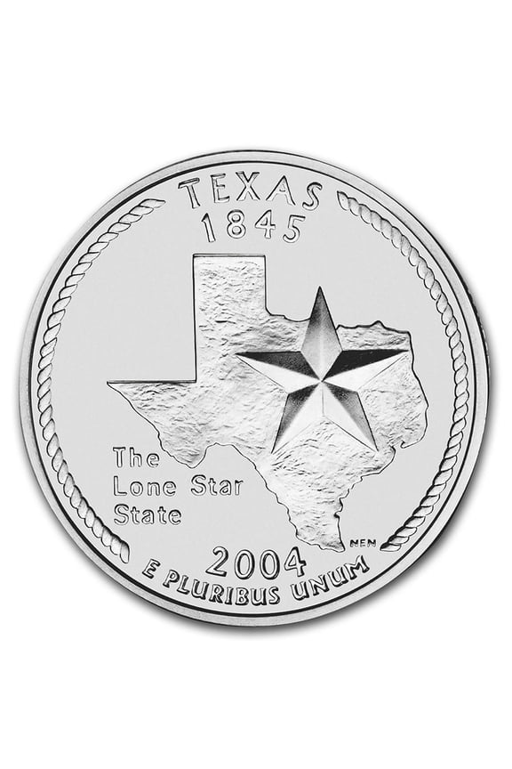 2004-P Texas State Quarter BU