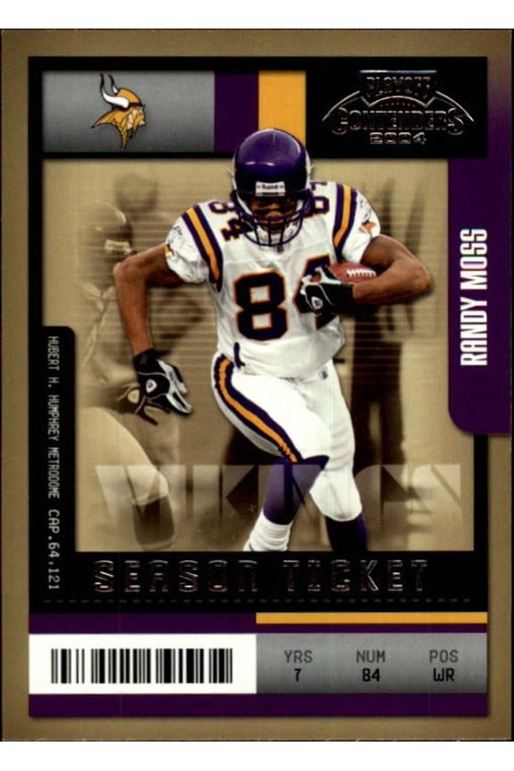 2004 Playoff Contenders #57 Randy Moss NFL Football Trading Card