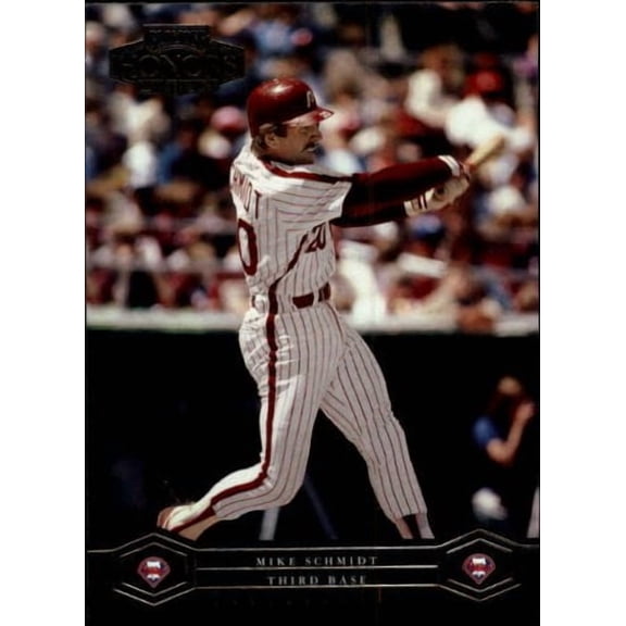 2004 Playoff Honors #155 Mike Schmidt Philadelphia Phillies MLB Baseball Base Trading Card