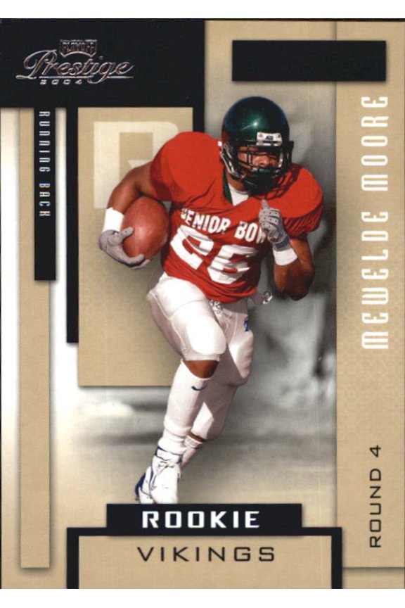 2004 Playoff Prestige #204 Mewelde Moore RC NFL Football Trading Card
