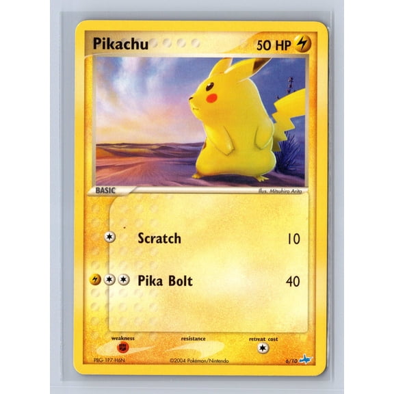 2004 Pokemon EX Trainer Kit 1 Latios Pikachu #6/10 English Card LP