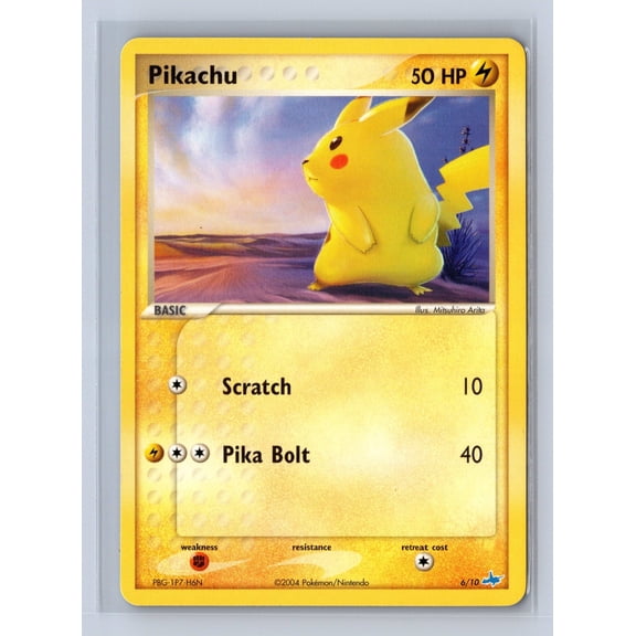 2004 Pokemon EX Trainer Kit 1 Latios Pikachu #6/10 English Trading Card
