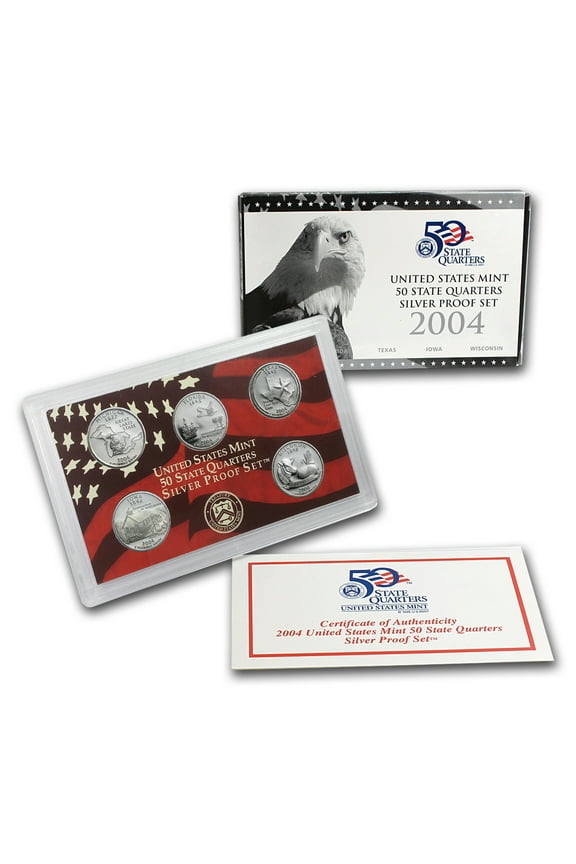 2004-S 50 State Quarters Proof Set (Silver)
