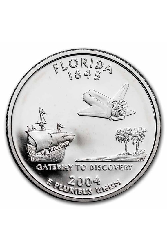 2004-S Florida State Quarter Gem Proof (Silver)