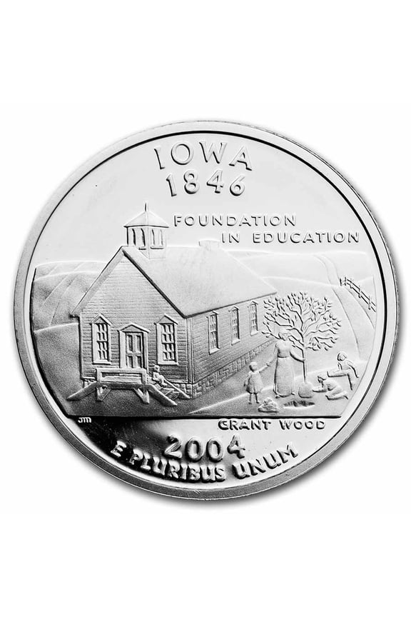 2004-S Iowa State Quarter Gem Proof (Silver)