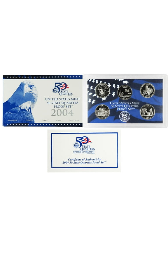 2004-S U.S. Clad State Quarters Proof Set