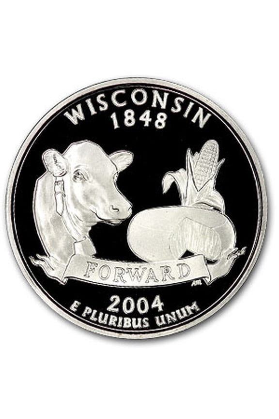 2004-S Wisconsin State Quarter Gem Proof