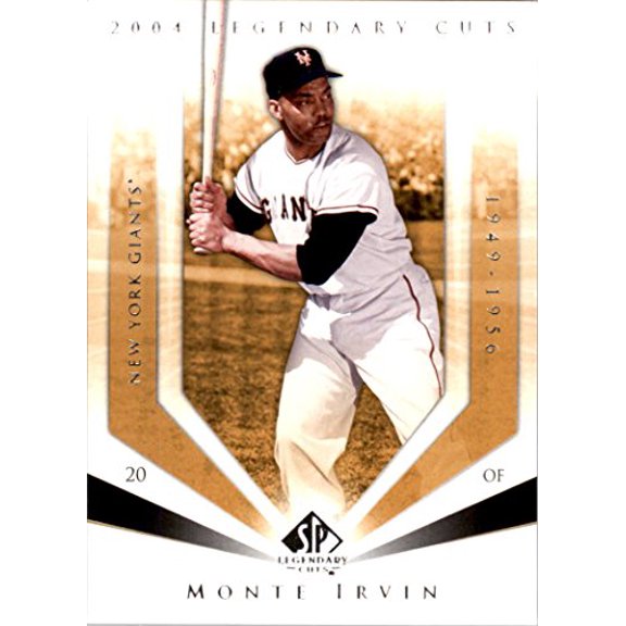 2004 SP Legendary Cuts #82 Monte Irvin MLB Baseball Trading Card