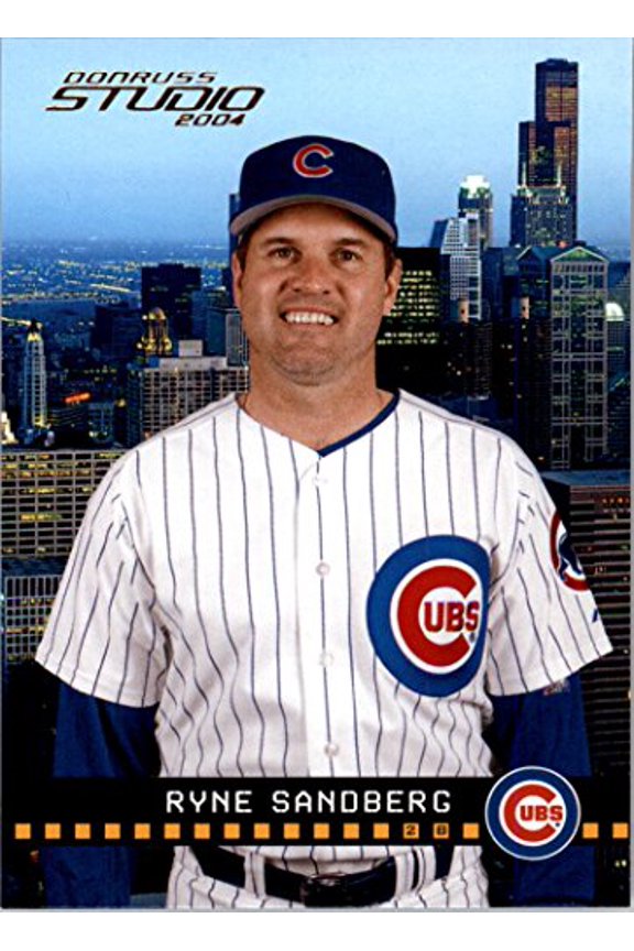 2004 Studio #47 Ryne Sandberg Chicago Cubs MLB Baseball Base Trading Card