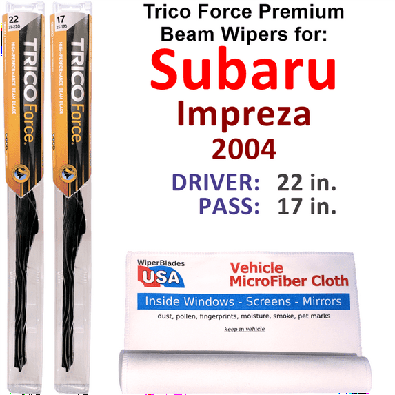 2004 Subaru Impreza Performance Beam Wipers (Set of 2)