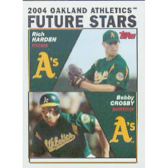 2004 Topps #329 R.Harden B.Crosby FS MLB Baseball Trading Card