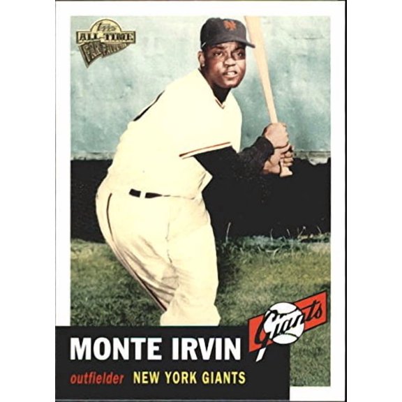 2004 Topps All-Time Fan Favorites #132 Monte Irvin MLB Baseball Trading Card