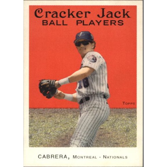 2004 Topps Cracker Jack #61 Orlando Cabrera MLB Baseball Trading Card