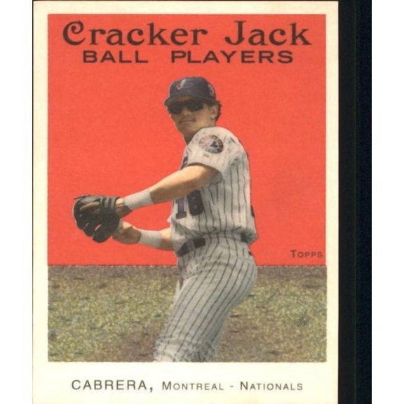 2004 Topps Cracker Jack Mini #61 Orlando Cabrera MLB Baseball Trading Card