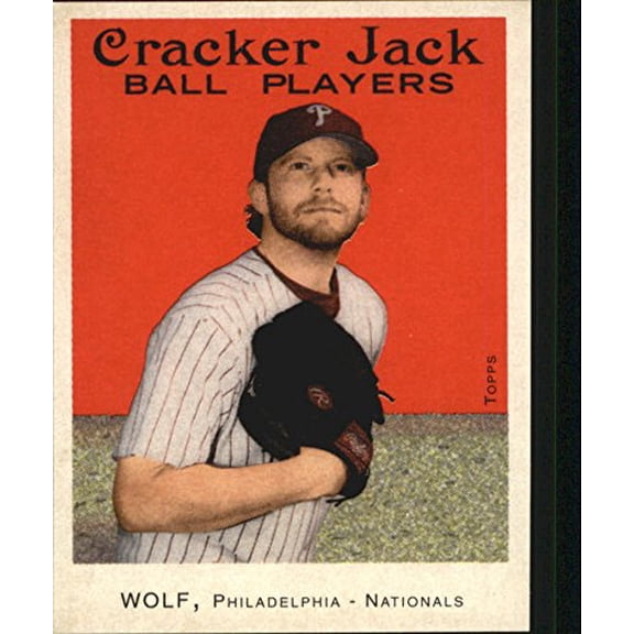 2004 Topps Cracker Jack Mini Stickers #117 Randy Wolf MLB Baseball Trading Card