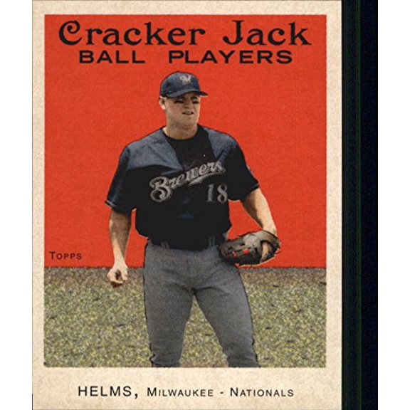 2004 Topps Cracker Jack Mini Stickers #162 Wes Helms MLB Baseball Trading Card