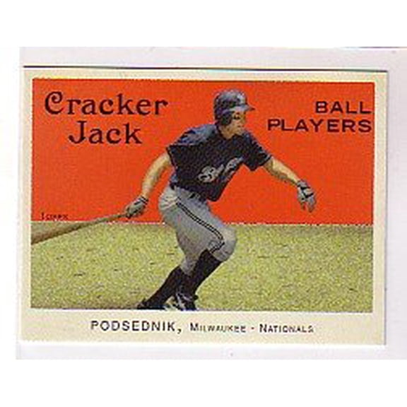 2004 Topps Cracker Jack Mini Stickers #39 Scott Podsednik MLB Baseball Trading Card