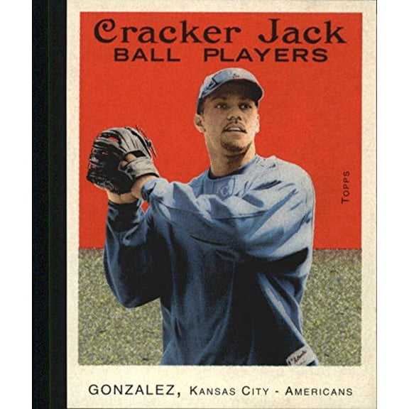 2004 Topps Cracker Jack Mini Stickers #52 Juan Gonzalez MLB Baseball Trading Card