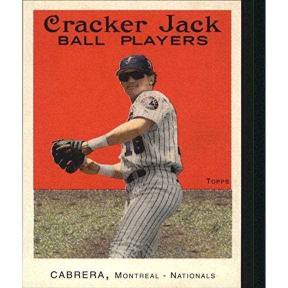 2004 Topps Cracker Jack Mini Stickers #61 Orlando Cabrera MLB Baseball Trading Card