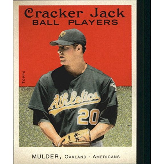 2004 Topps Cracker Jack Mini Stickers #77 Mark Mulder MLB Baseball Trading Card