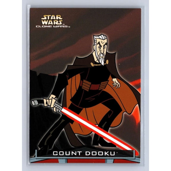 2004 Topps Star Wars Clone Wars Count Dooku #9 Trading Card