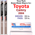thumbnail image 1 of 2004 Toyota Camry Beam Blade Wipers (Set of 2), 1 of 3