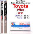 thumbnail image 1 of 2004 Toyota Prius Beam Blade Wipers (Set of 2), 1 of 3