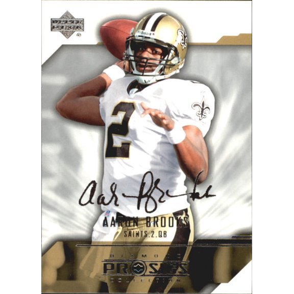 2004 UD Diamond Pro Sigs #55 Aaron Brooks NFL Football Trading Card