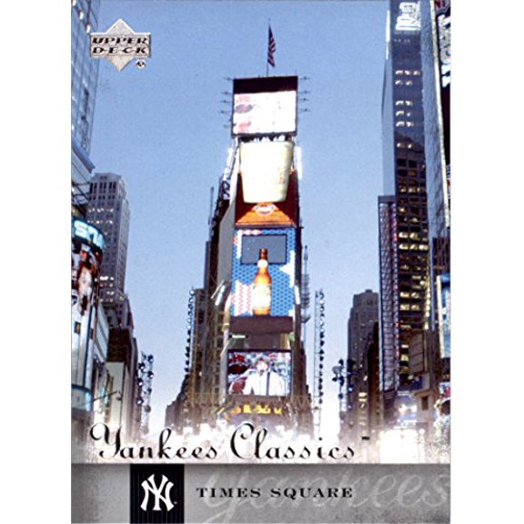2004 UD Yankees Classics #87 Times Square MLB Baseball Trading Card
