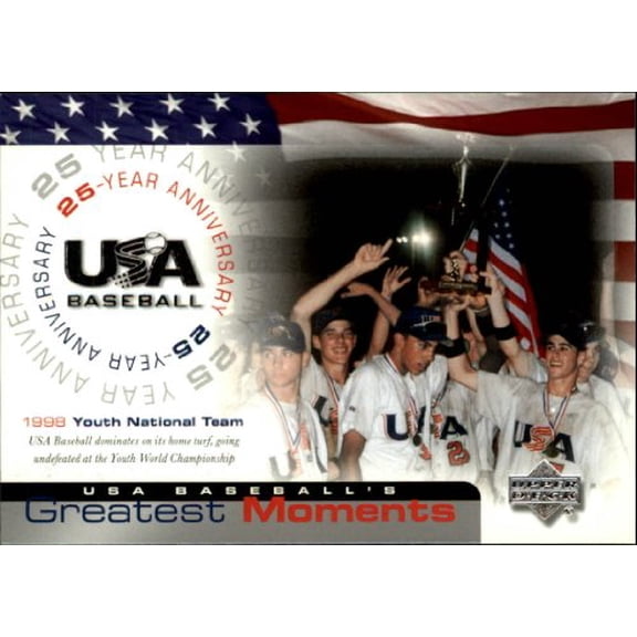2004 USA Baseball 25th Anniversary #194 98 Youth Nat'l Team GM MLB Baseball Trading Card
