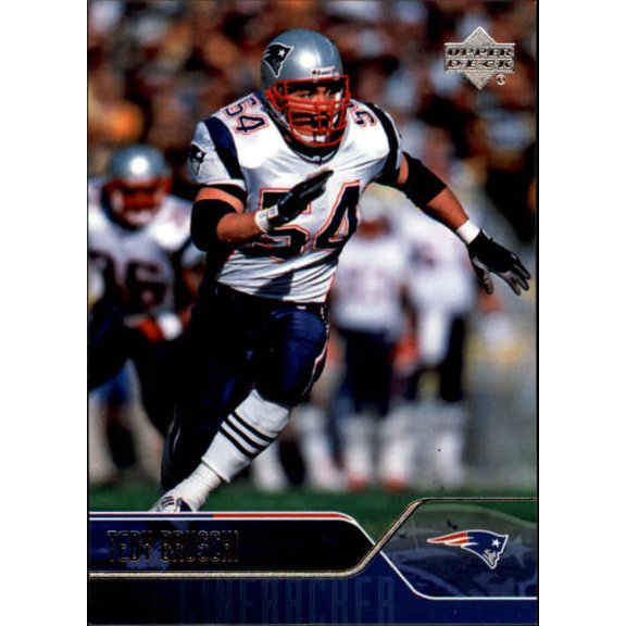 2004 Upper Deck #120 Tedy Bruschi NFL Football Trading Card New England Patriots