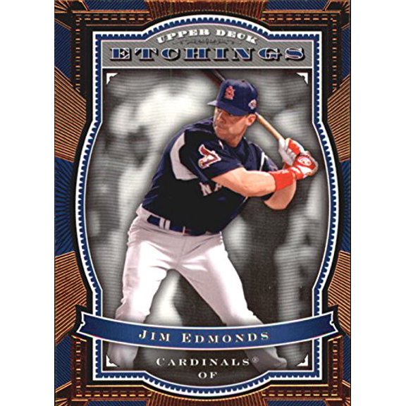 2004 Upper Deck Etchings #3 Jim Edmonds MLB Baseball Trading Card