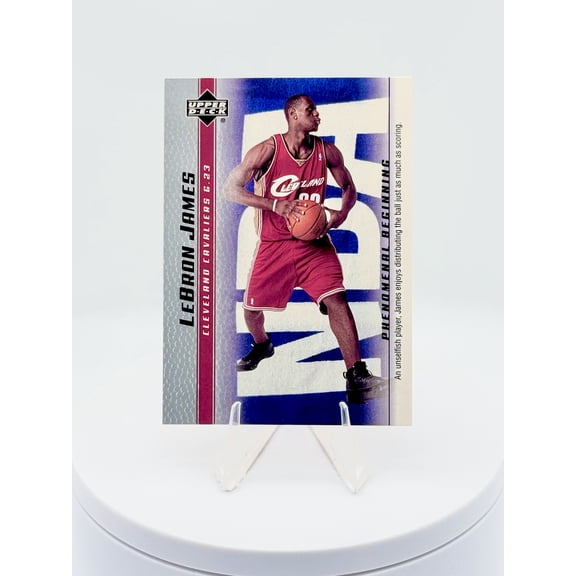 2004 Upper Deck LeBron James Cleveland Cavaliers #15 Basketball Card