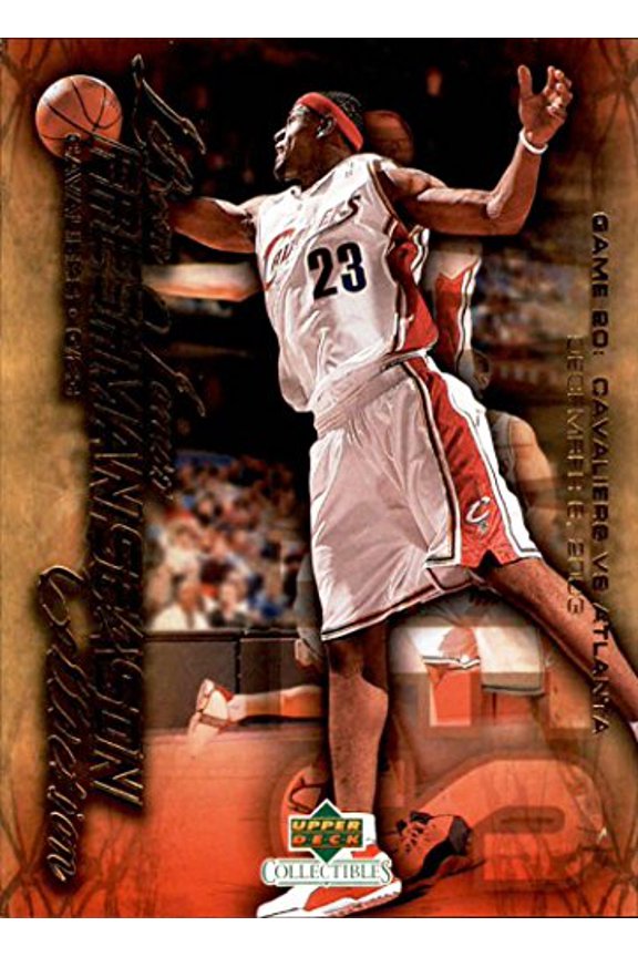 2004 Upper Deck LeBron James Freshman Season #21 LeBron James  NBA Basketball Trading Card