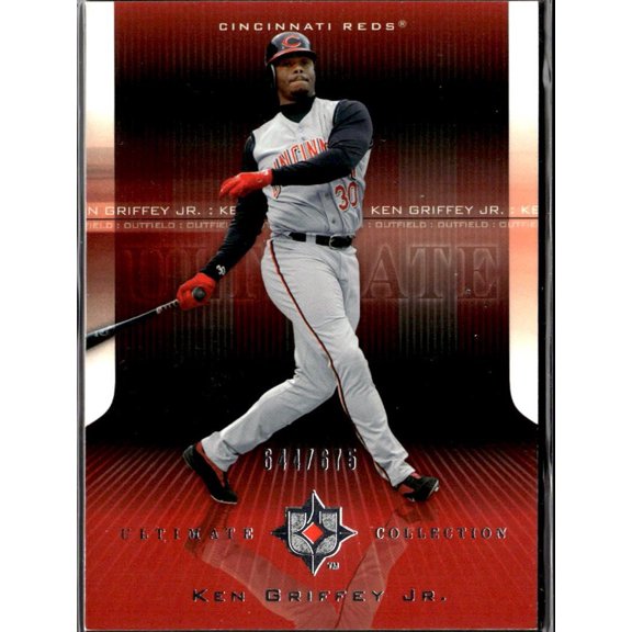 2004 Upper Deck Ultimate Collection Ken Griffey Jr. #88 Cincinnati Reds Baseball Card Cincinnati Reds MLB Baseball Trading Card