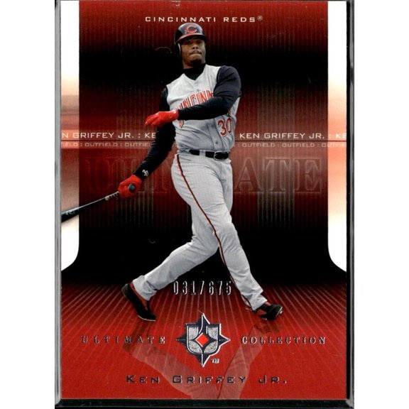 2004 Upper Deck Ultimate Collection Ken Griffey Jr. #88 Cincinnati Reds Baseball Card Cincinnati Reds MLB Baseball Trading Card